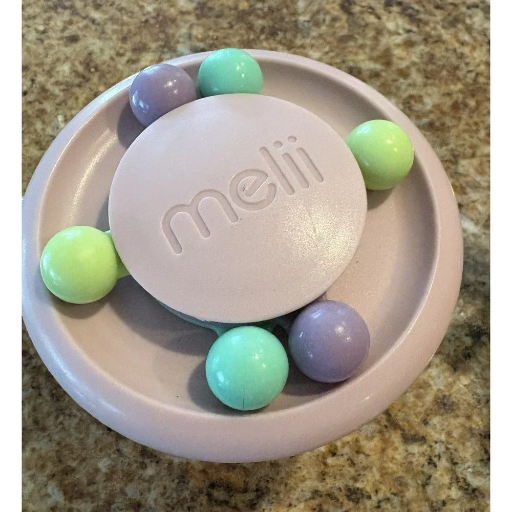 Melii Straw Sippy Cup & Snack Go Pod Abacus Collection NEW Pink‎ Fun On The Go